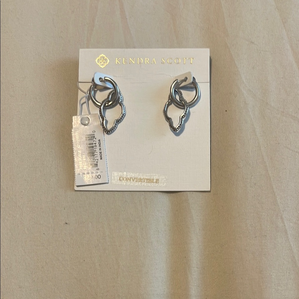 Kendra Scott Silver Hoop Earrings